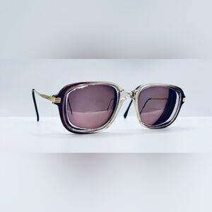 Vintage Berdel Sferoflex Gold Oval Sunglasses Frames Only